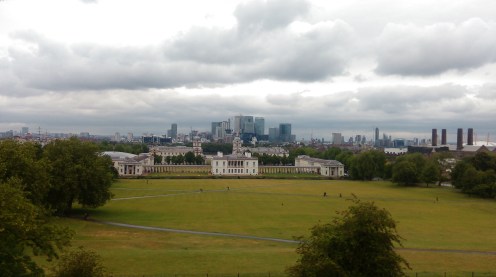 Greenwich from the top of the hill